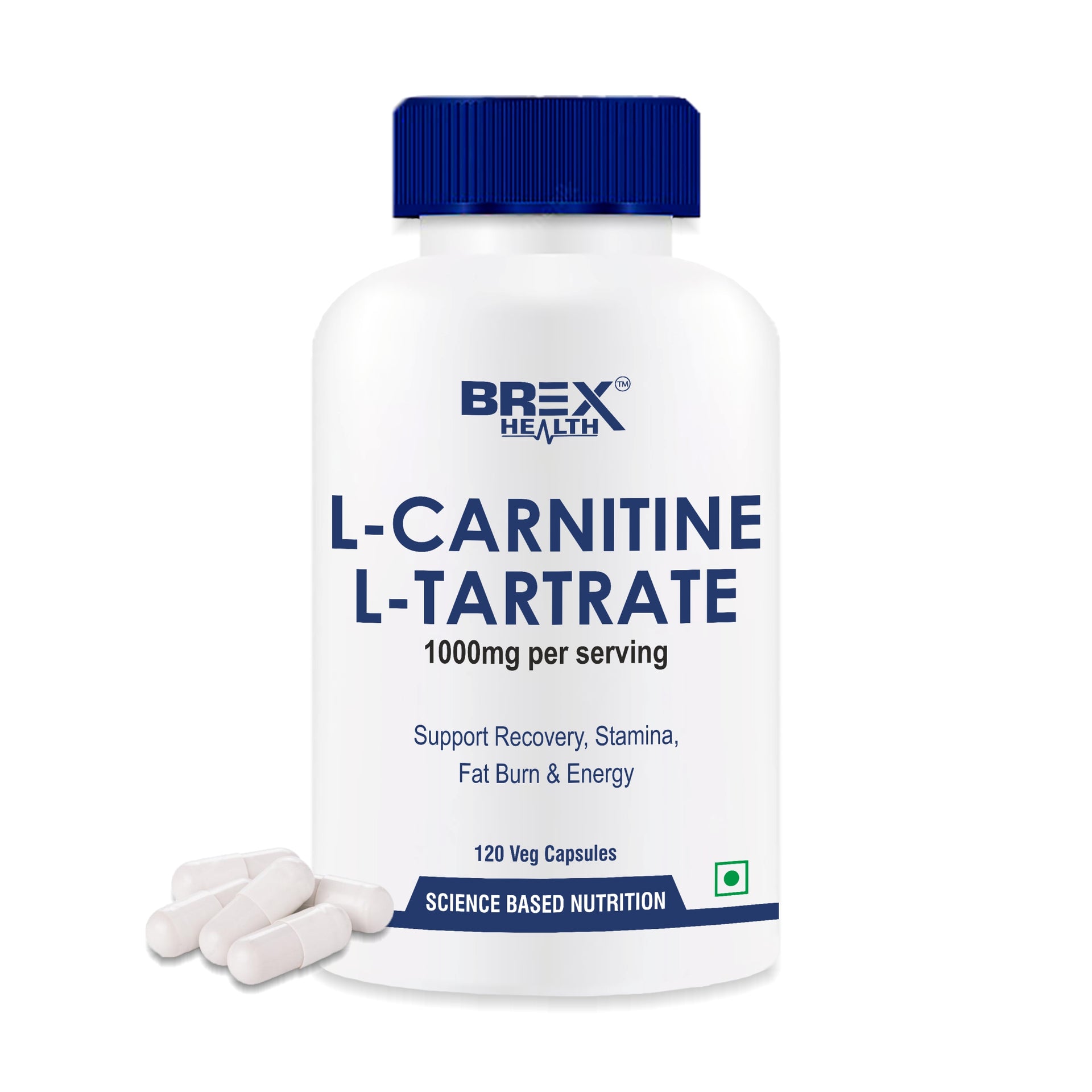 Brexhealth L-Carnitine L-Tartrate 1000mg Pre Workout Supplement | for   BrexHealth